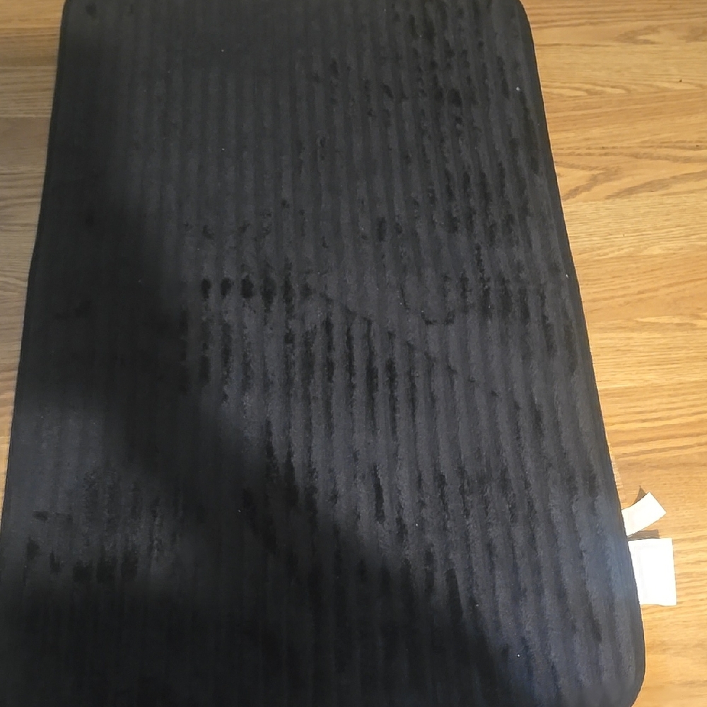 Black Bath Mat